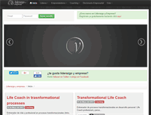 Tablet Screenshot of liderazgoyempresa.com